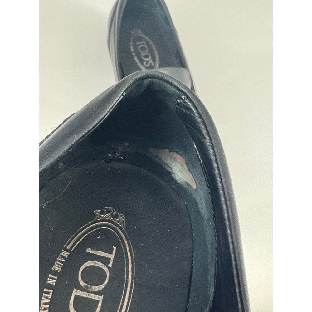 Tod's Black Leather Loafers - Picture 8 of 10